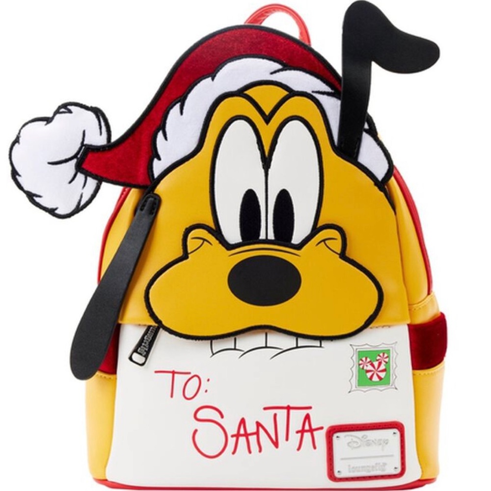 Pluto Santa Letter mini backpack Loungefly